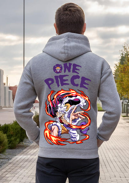 One Piece anime printed cotton hoodies