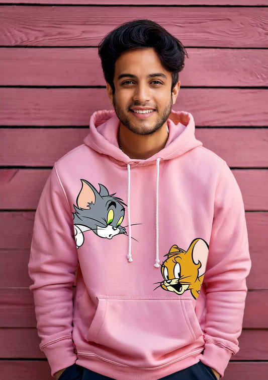 Tom & Jerry: Printed cotton hoodie