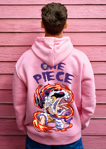 One Piece anime printed cotton hoodies