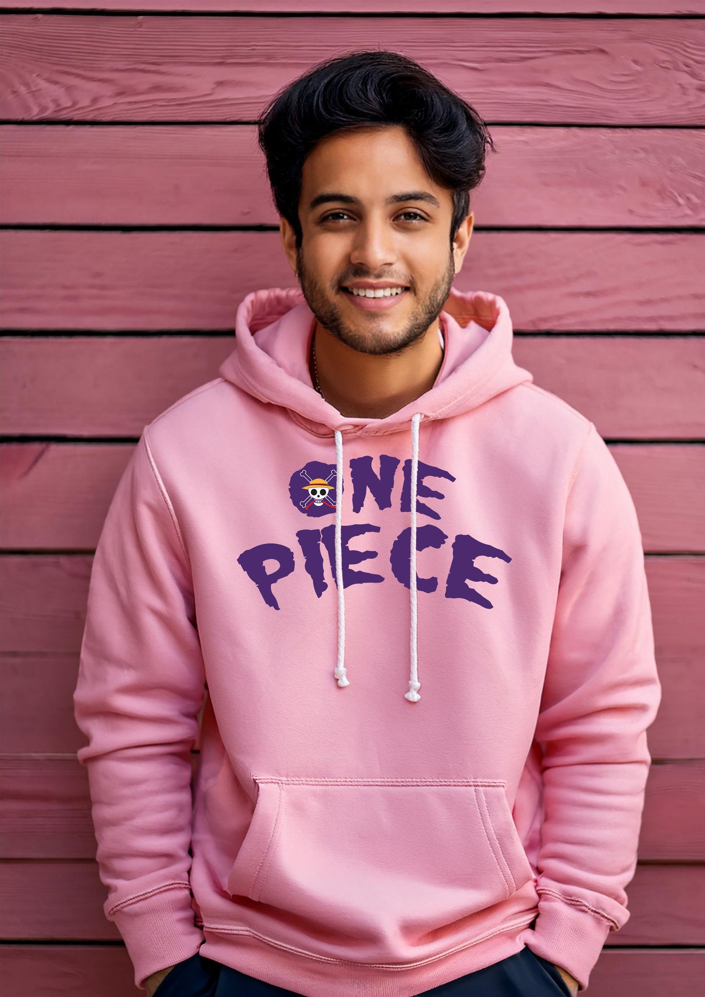 One Piece anime printed cotton hoodies