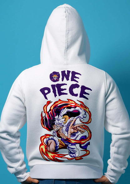 One Piece anime printed cotton hoodies